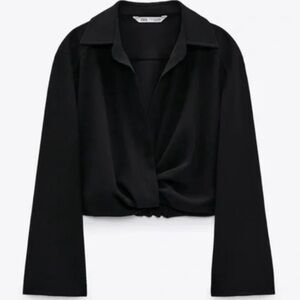 Zara Crop Top in Black